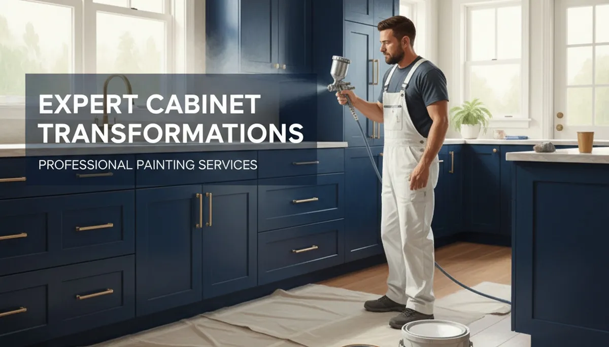 Cabinet painting service in Cherry Hill, NJ for durable, clean kitchen cabinet finishes