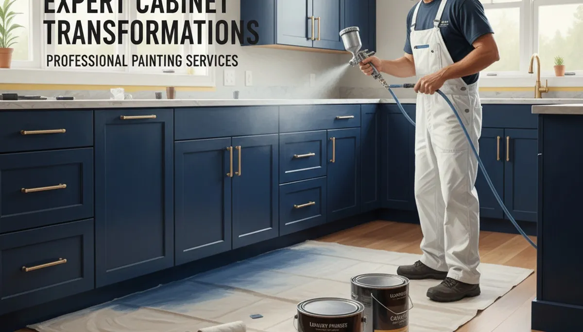 Cherry Hill, NJ cabinet painting for a kitchen with a clean, durable finish