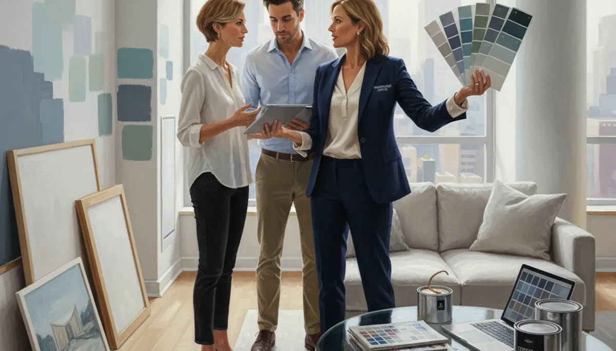 Cherry Hill, NJ paint color consultation for homeowners choosing interior and exterior palettes