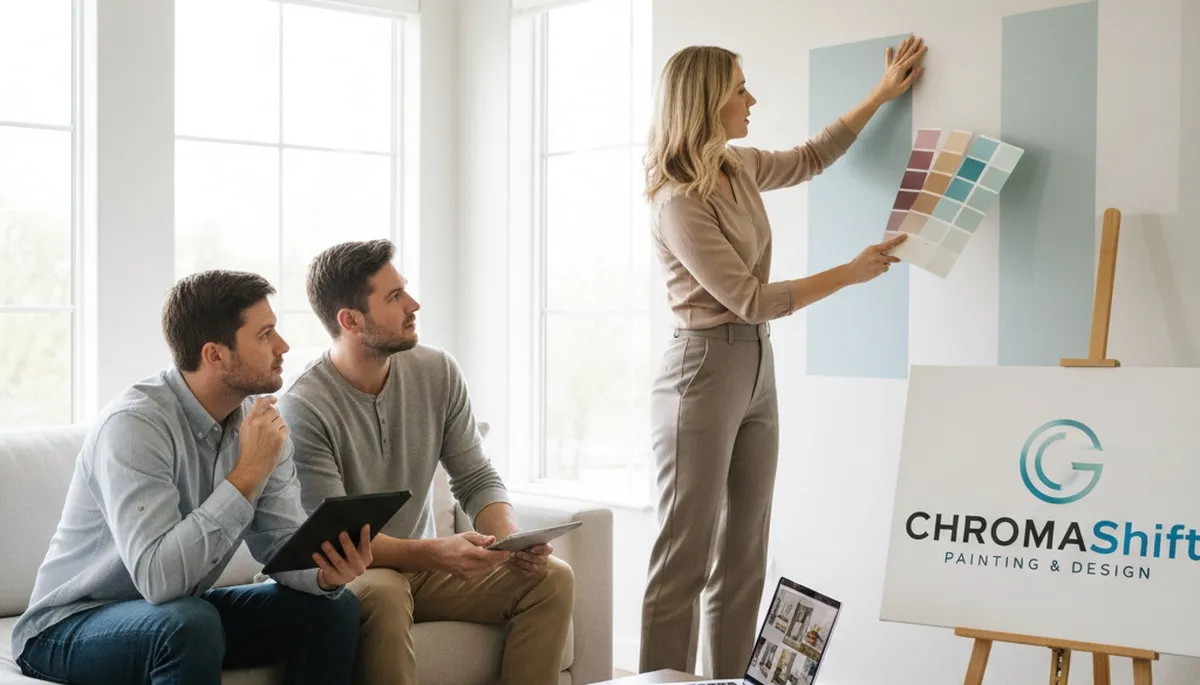 Cherry Hill, NJ color consultation for painting services and custom interior and exterior paint palettes