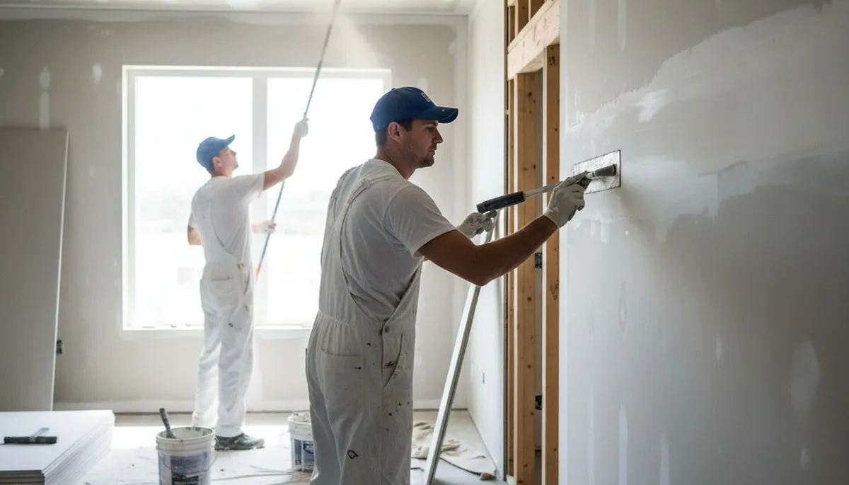 Drywall repair in Cherry Hill, NJ for cracks, holes, and water damage on smooth interior walls