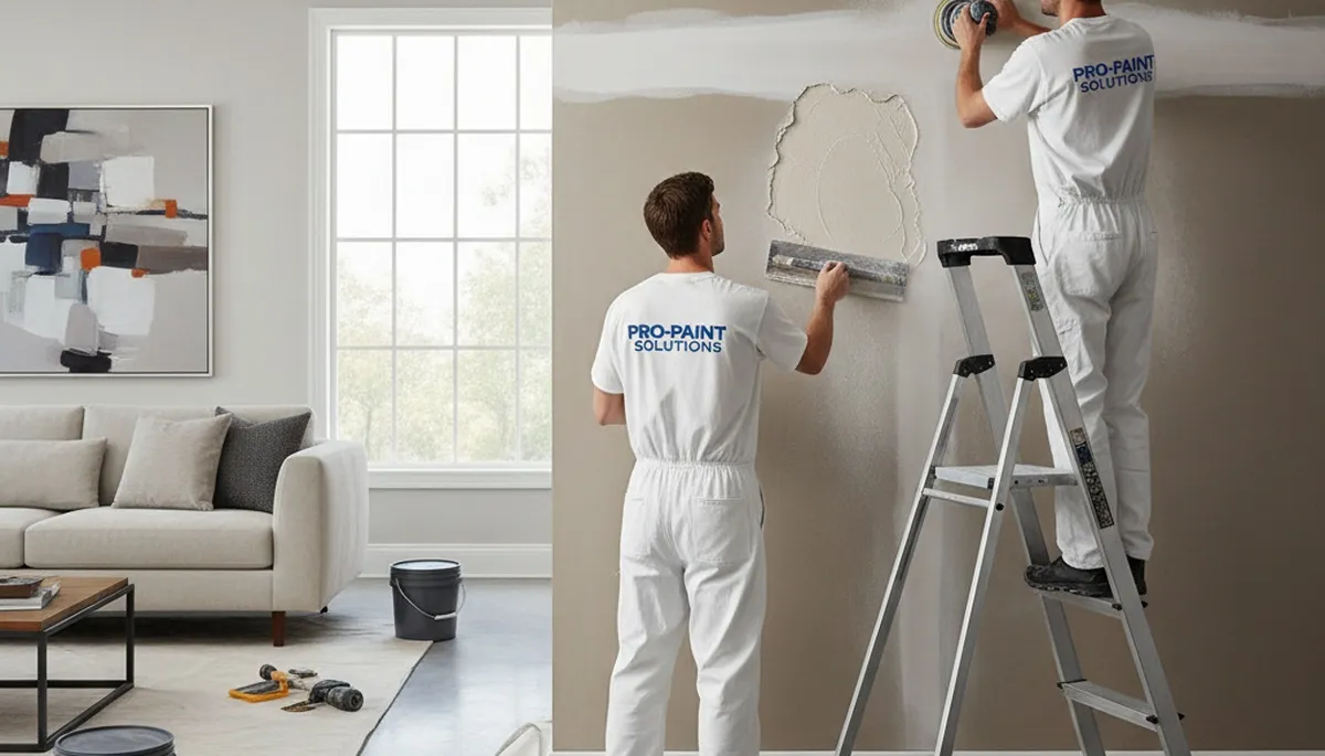 Cherry Hill, NJ drywall repair for cracks, holes, and water damage on smooth painted walls