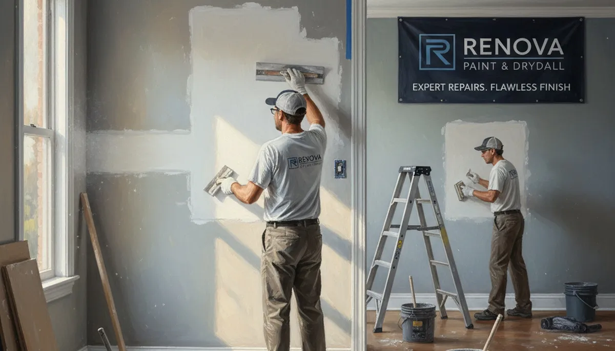 Cherry Hill, NJ drywall repair for cracks, holes, and water damage by Cherry Hill Paint Pros