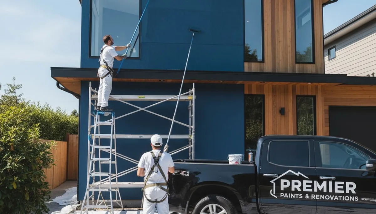 Exterior house painting in Cherry Hill, NJ by Cherry Hill Paint Pros, enhancing curb appeal and protection