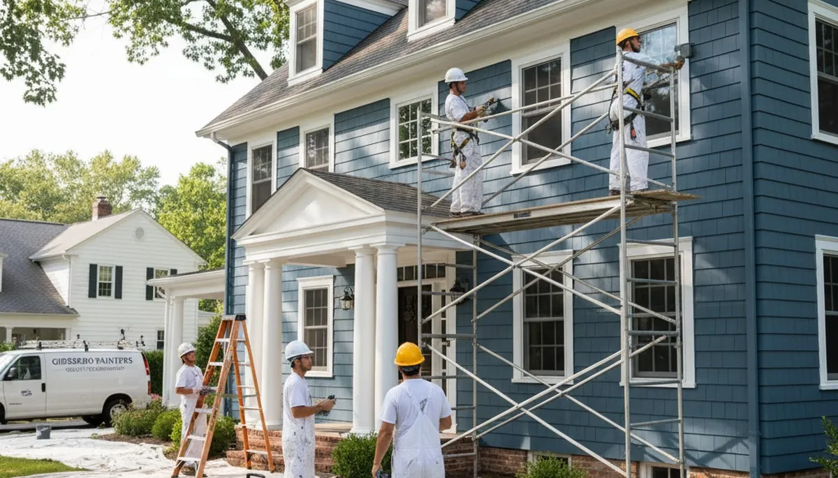 Professional painting contractor serving Cherry Hill, NJ for interior and exterior house painting