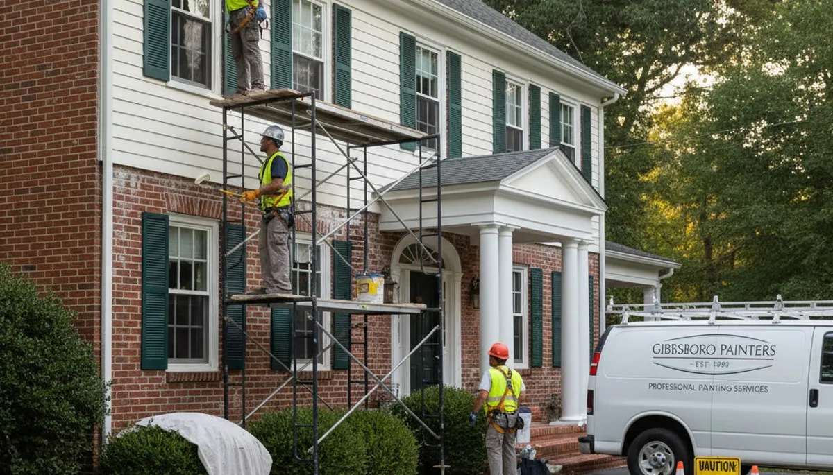 Painting contractor in Cherry Hill, NJ providing professional interior and exterior house painting services