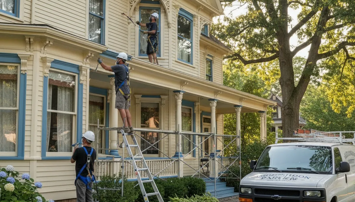 Painting contractor in Cherry Hill, NJ providing professional interior and exterior house painting services