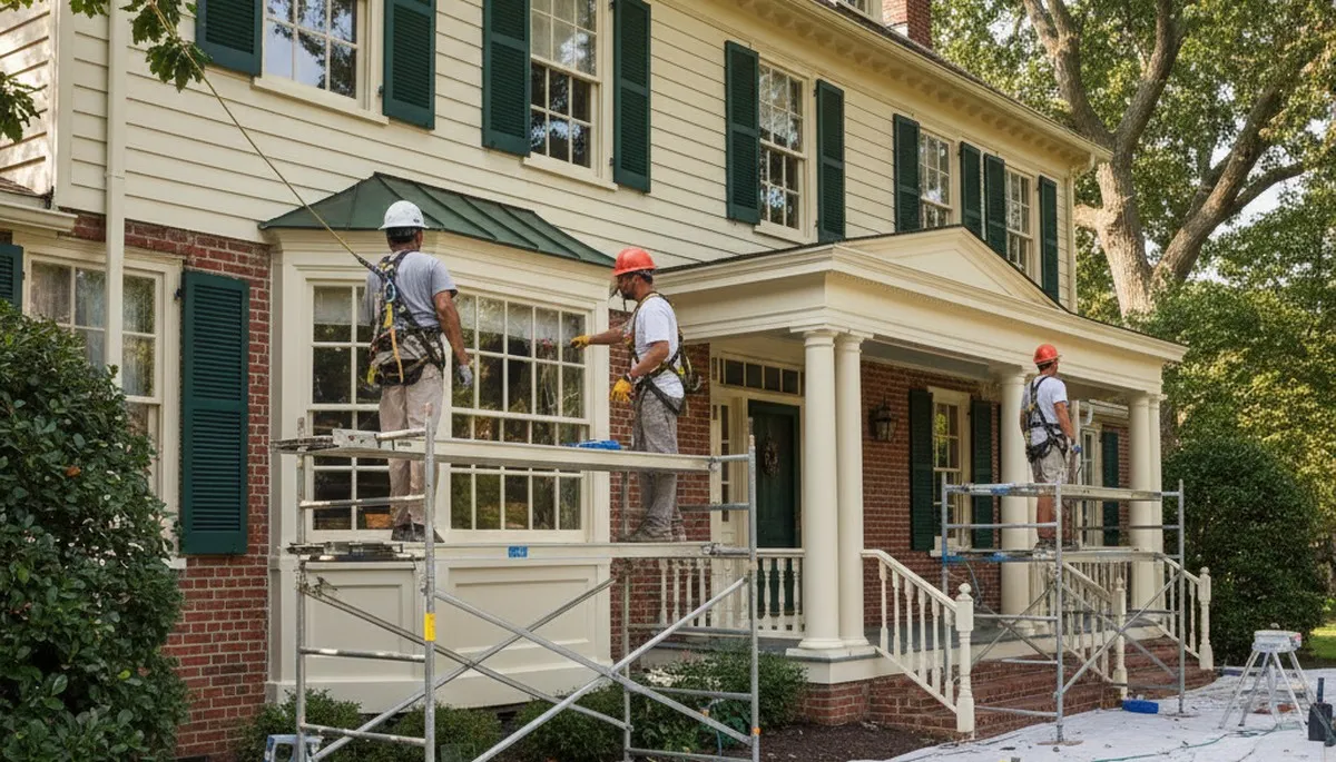 Painter crew providing professional painting services in Cherry Hill, NJ
