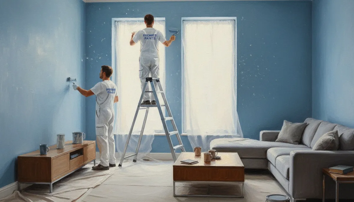Interior house painting in Cherry Hill, NJ by Cherry Hill Paint Pros for local homes