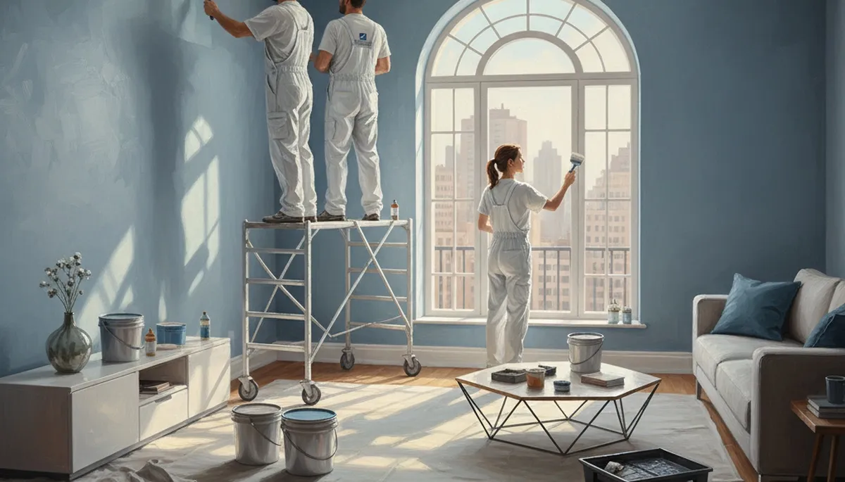 Interior house painting in Cherry Hill, NJ by Cherry Hill Paint Pros for durable, clean wall finishes