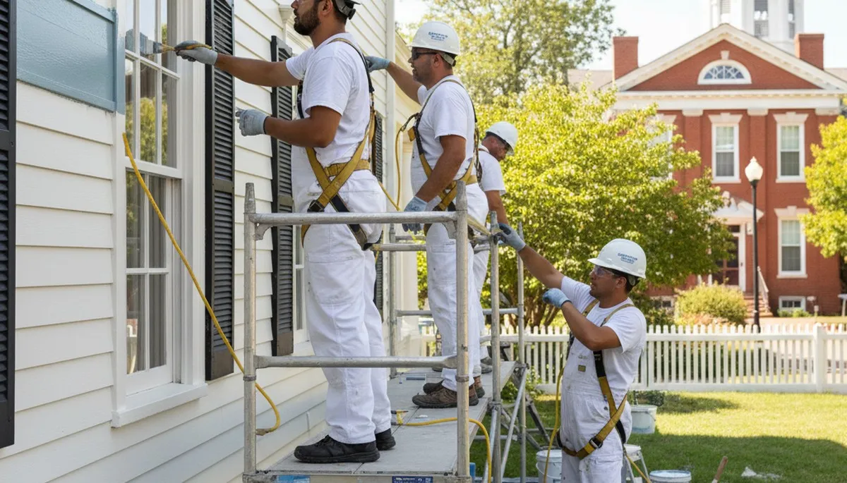 Professional painting crew serving Cherry Hill, NJ for interior and exterior house painting services