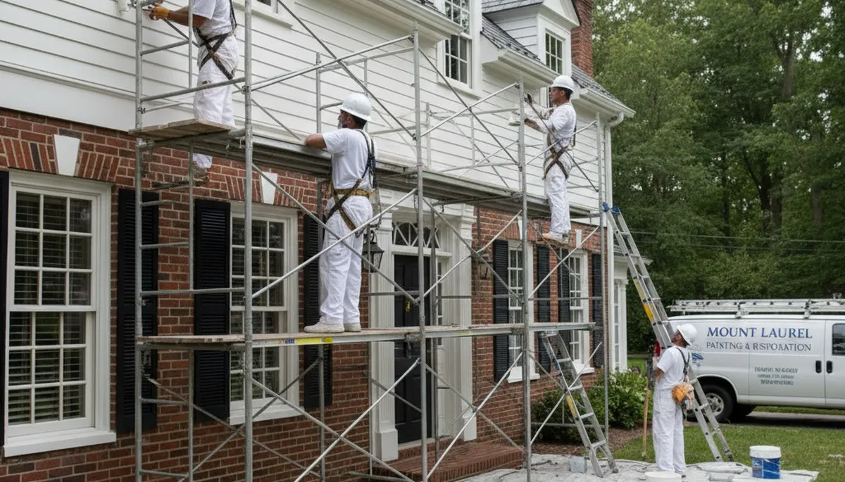 Painting contractor in Cherry Hill, NJ providing professional interior and exterior painting services