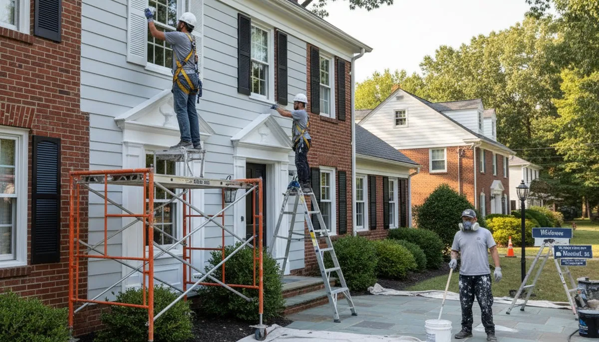 Professional painting service in Cherry Hill, NJ for residential and commercial interiors and exteriors