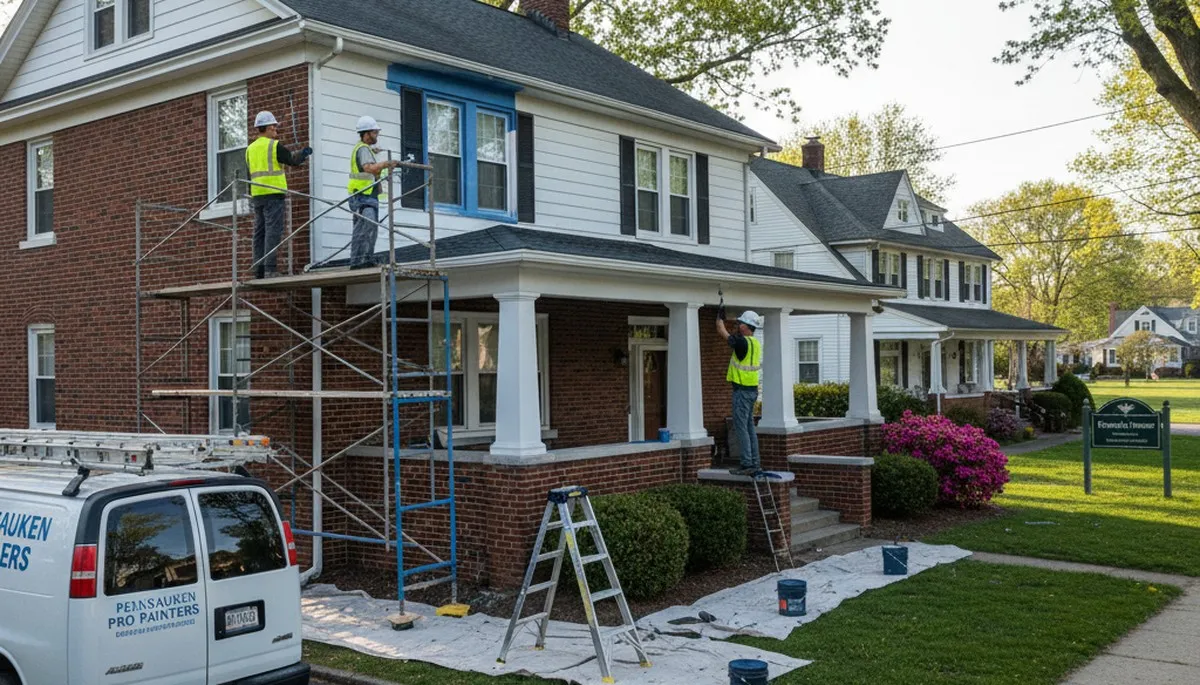 Professional house painting services in Cherry Hill, NJ for interior and exterior residential properties