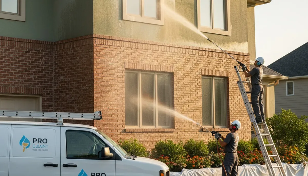 Cherry Hill, NJ exterior pressure cleaning by Cherry Hill Paint Pros for curb appeal and surface prep